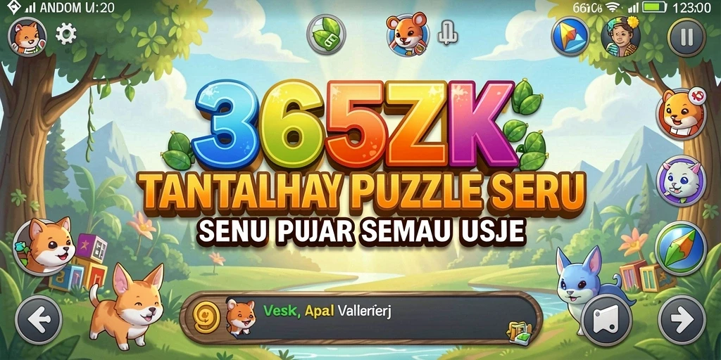 Tampilan gameplay 365ZK yang seru dan menantang puzzle.