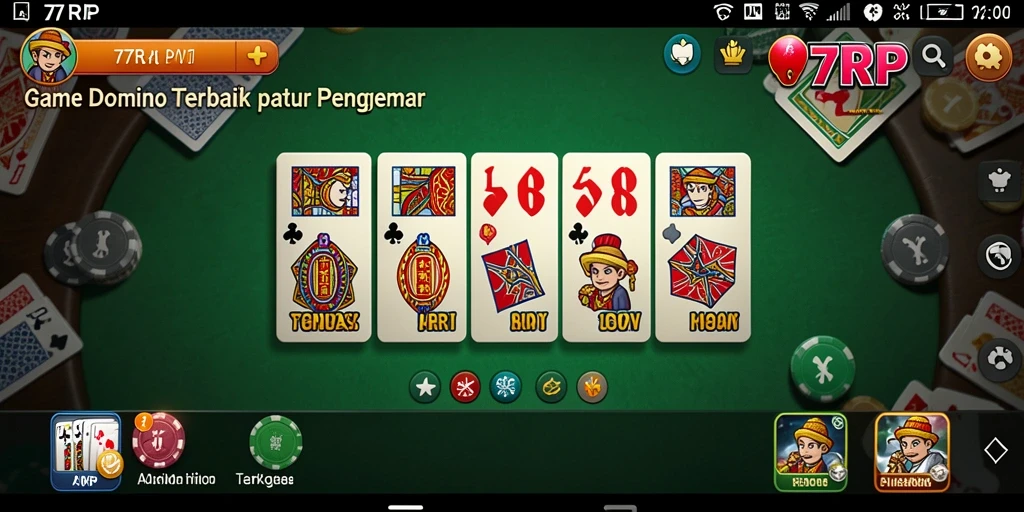 Tampilan gameplay 77RP yang menarik dan interaktif.