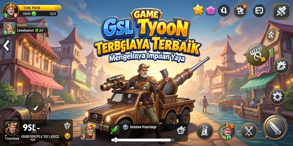 Screenshot gameplay 9SL yang menampilkan strategi bisnis yang menarik.