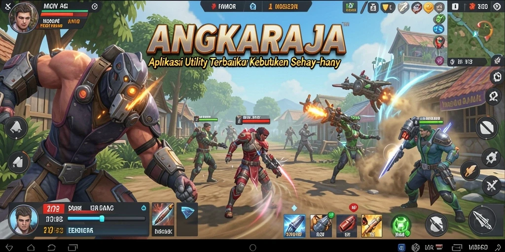 Screenshot ANGKARAJA menampilkan fitur pengingat dan daftar tugas yang jelas.