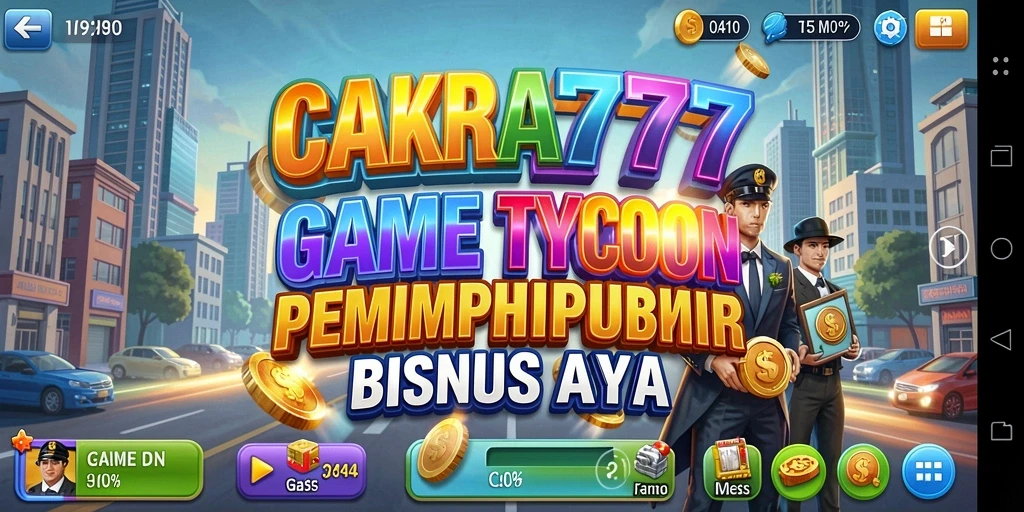 Tampilan gameplay CAKRA777 yang penuh warna dan strategis.