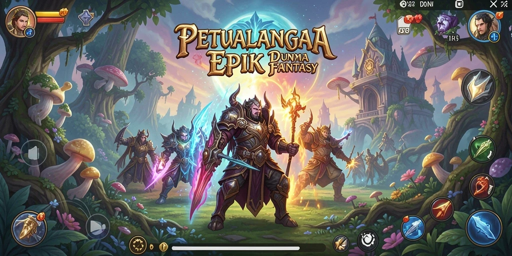 Tampilan gameplay DEWANUSA yang menawan dan penuh aksi.