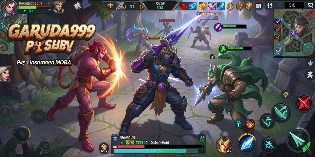 Tampilan gameplay <strong>GARUDA999</strong> yang intens dan mendebarkan.