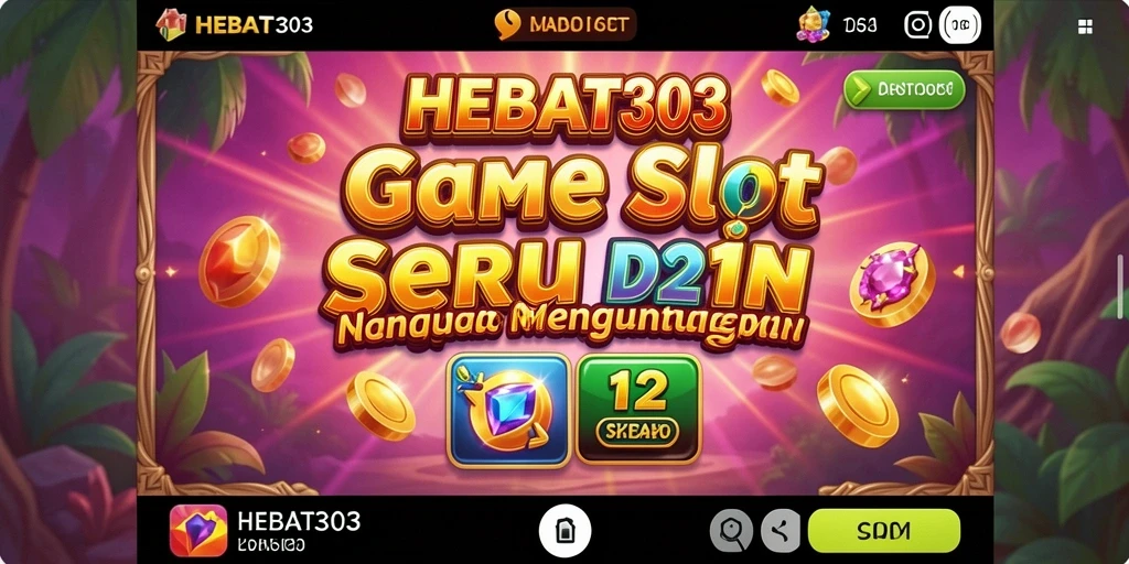 Tampilan gameplay Slot HEBAT303 yang menarik dan seru.