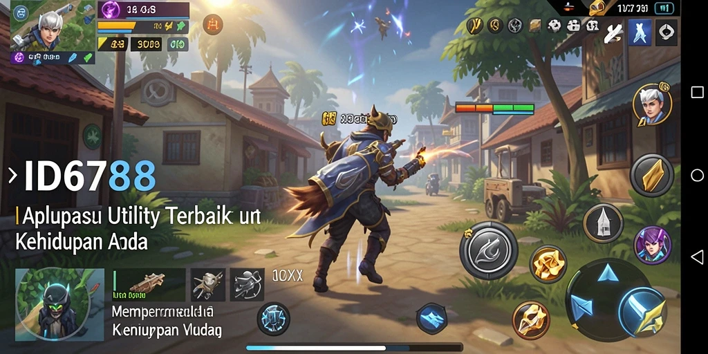 Tampilan antarmuka aplikasi Utility ID6788 yang modern dan fungsional.