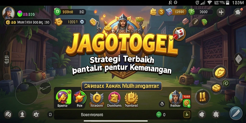 Tampilan gameplay strategis JAGOTOGEL dengan karakter dan latar belakang menarik.
