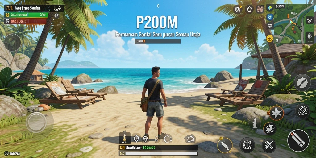 Tampilan gameplay P200M yang seru dan mengasyikkan.