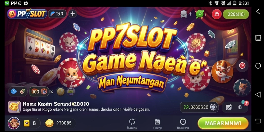 Tampilan menarik dari gameplay PP7SLOT yang mendebarkan.