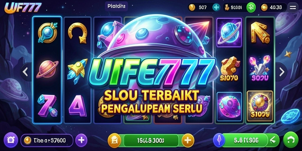Screenshot utama <strong>UFO777</strong> menunjukkan serunya gameplay Slot dengan grafis menawan.